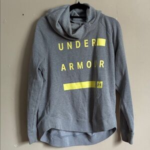 Under Armour Women's Gray Sweater with Yellow Accents